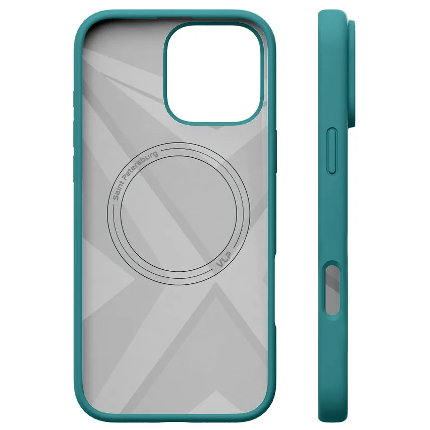 Чехол защитный VLP Aster Case MagSafe для iPhone 16 Pro Max Зеленый