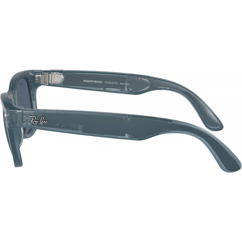 Умные очки Ray-Ban Wayfarer Matte Jeans/Polar Dusty Blue (RW4006)
