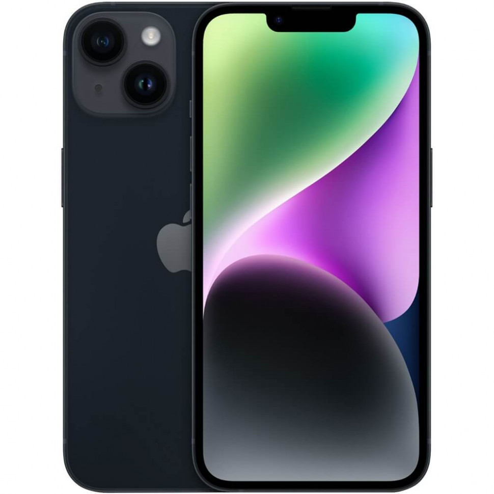 Смартфон Apple iPhone 14 256GB Черный (Midnight)