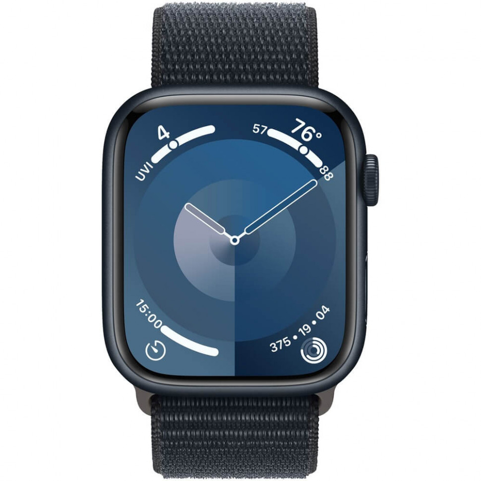 Умные часы Apple Watch Series 9 41mm Midnight Aluminum Case with Midnight Sport Loop