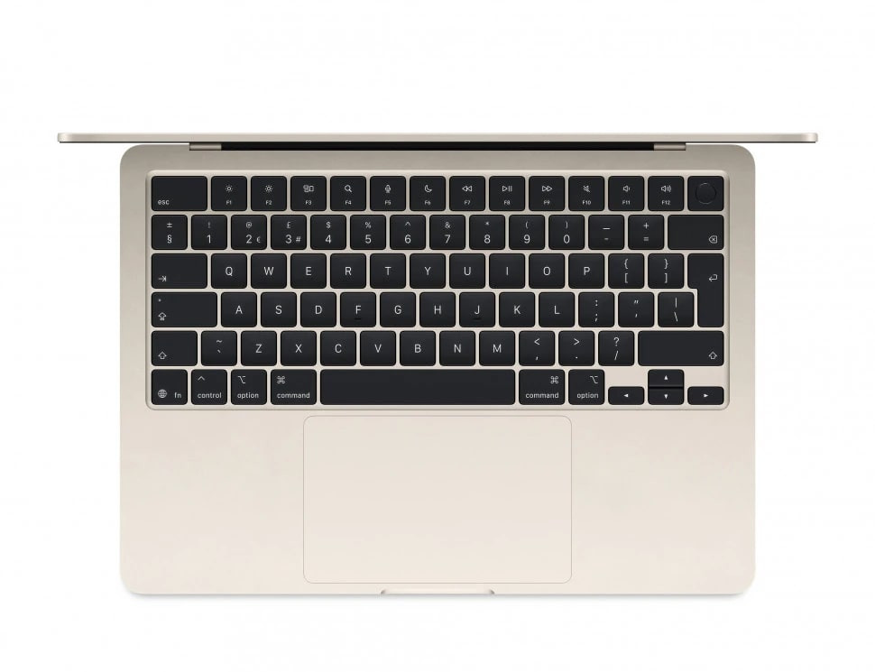 Ноутбук Apple MacBook Air 13 2025 MC6A4 (M4 10-Core GPU, 24/512GB) Сияющая звезда (Starlight)