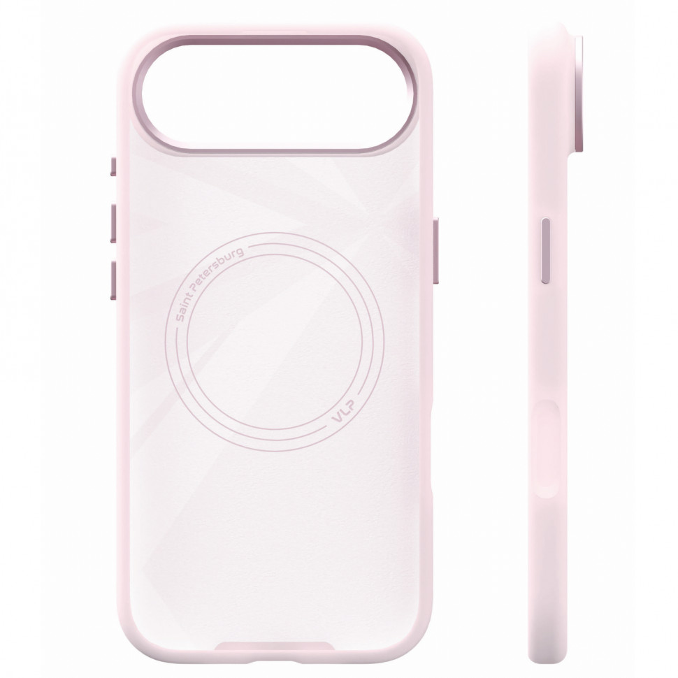 Чехол защитный VLP Aster Pro Case MagSafe для iPhone Air Розовый