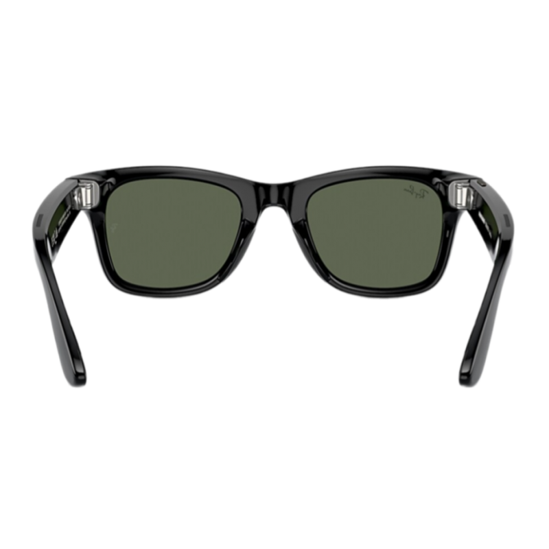 Умные очки Ray-Ban Wayfarer Shiny Black/G15 Green (RW4006)