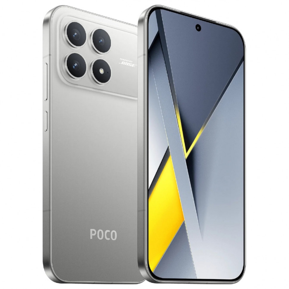 Смартфон Xiaomi POCO F8 Pro 12/512GB Серебро (Titanium Silver)