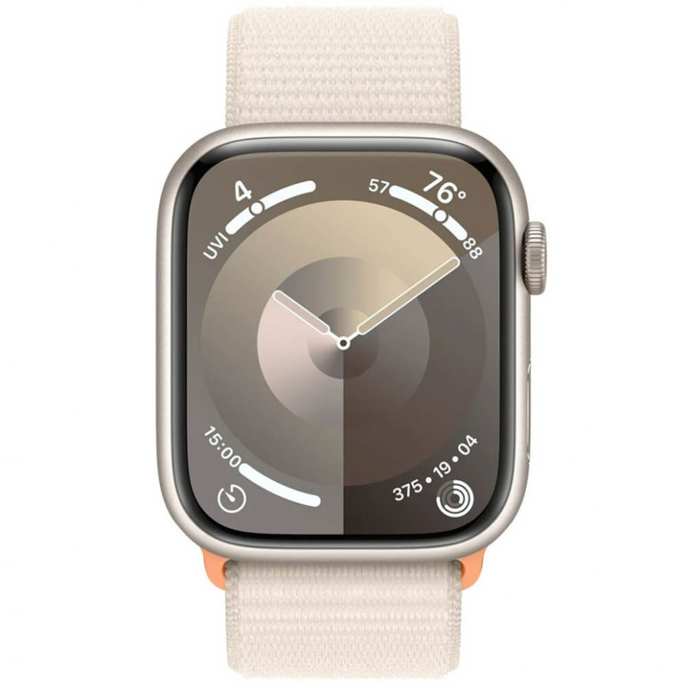 Умные часы Apple Watch Series 9 41mm Starlight Aluminum Case with Starlight Sport Loop