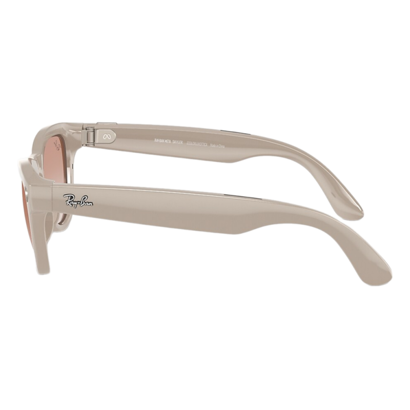 Умные очки Ray-Ban Skyler Shiny Chalky Gray/Cinnamon Pink (RW4010)