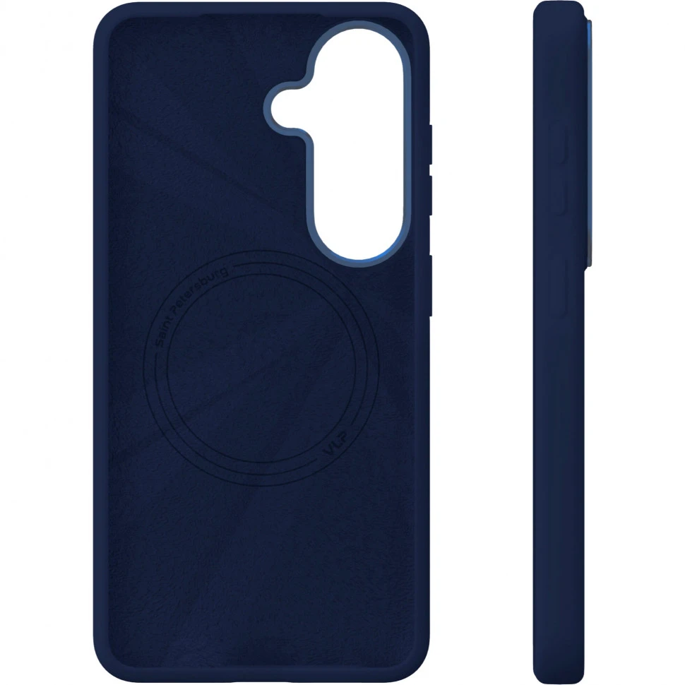 Чехол защитный VLP Aster Pro Case с MagSafe для Samsung Galaxy S26 Синий