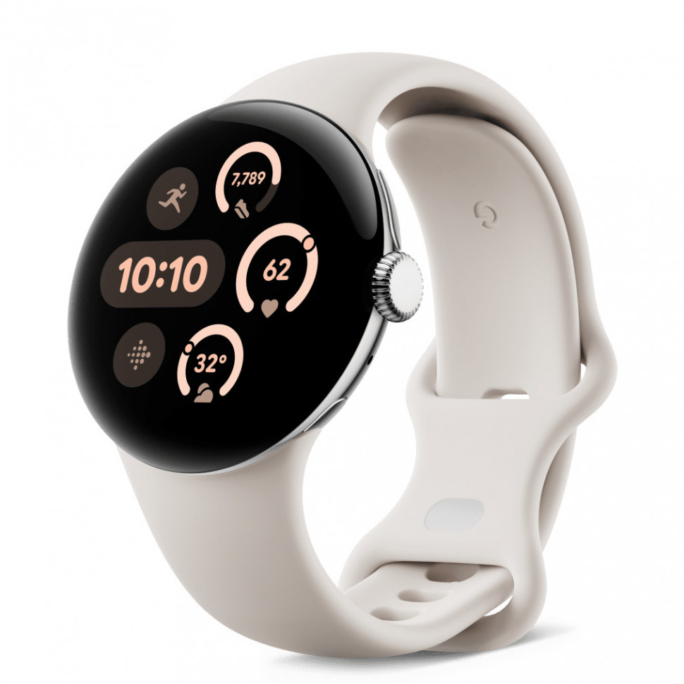 Умные часы Google Pixel Watch 3 41mm Wi-Fi Серебряный (Silver/Porcelain)