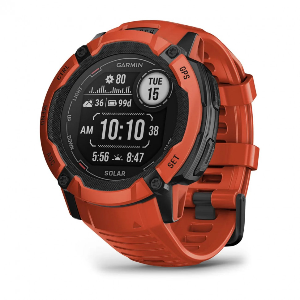 Умные часы Garmin Instinct 2X Solar Flame Red (010-02805-01)