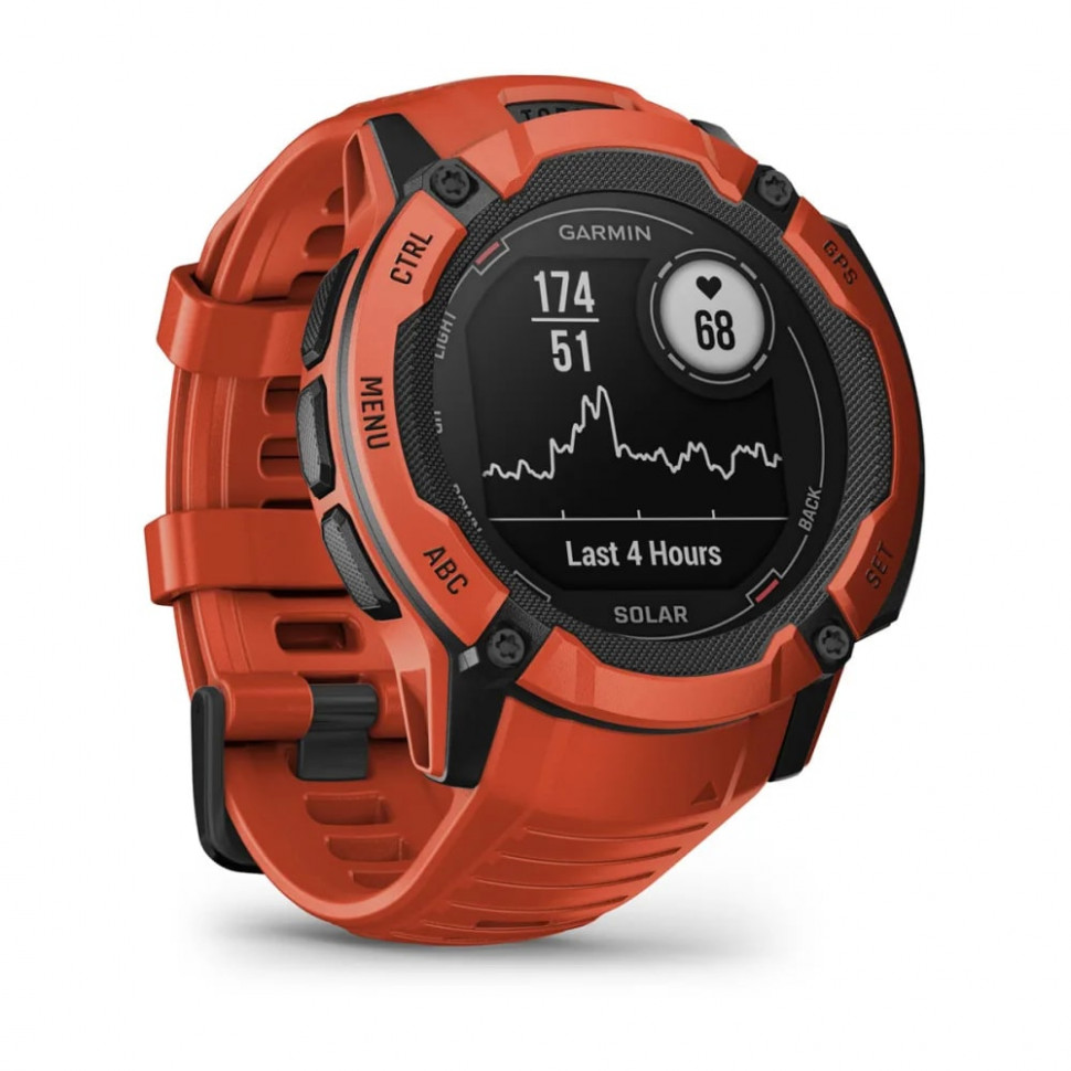 Умные часы Garmin Instinct 2X Solar Flame Red (010-02805-01)