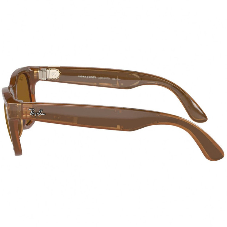 Умные очки Ray-Ban Skyler Shiny Caramel/Polar Brown (RW4010)