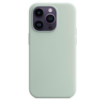 Чехол защитный Silicone Case MagSafe для iPhone 14 Pro Succulent