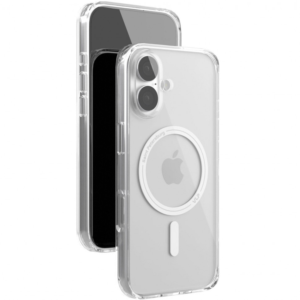 Чехол защитный VLP Diamond Case MagSafe для iPhone 17 Прозрачный