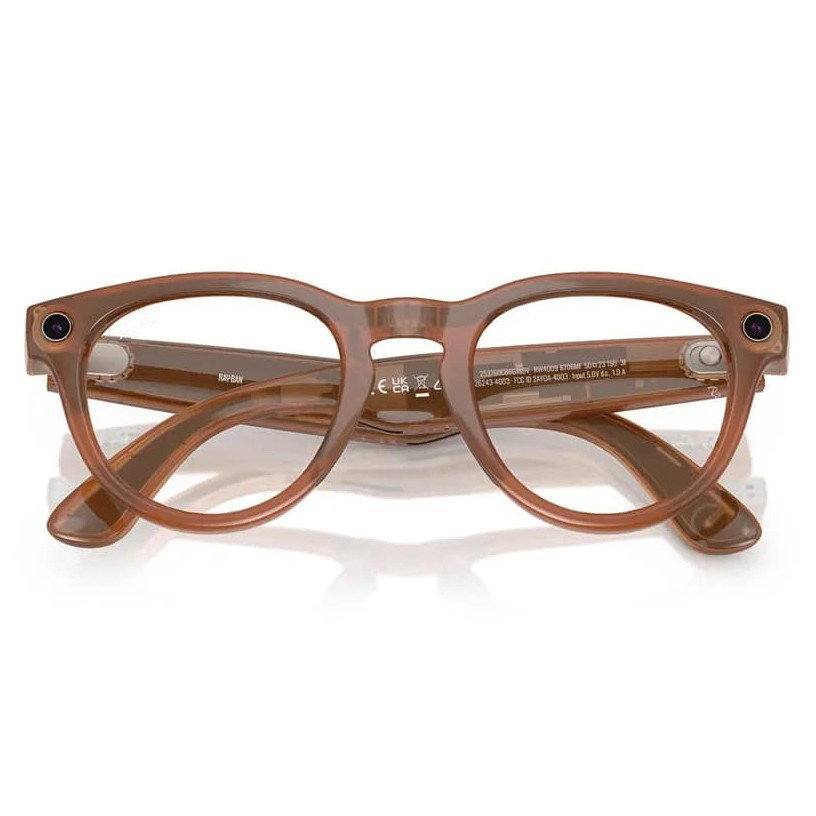 Умные очки Ray-Ban Headliner Caramel/Sapphire Transitions (RW4009)