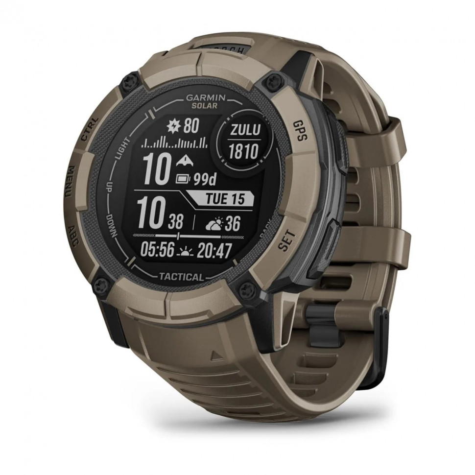 Умные часы Garmin Instinct 2X Solar Tactical Edition Coyote Tan (010-02805-02)