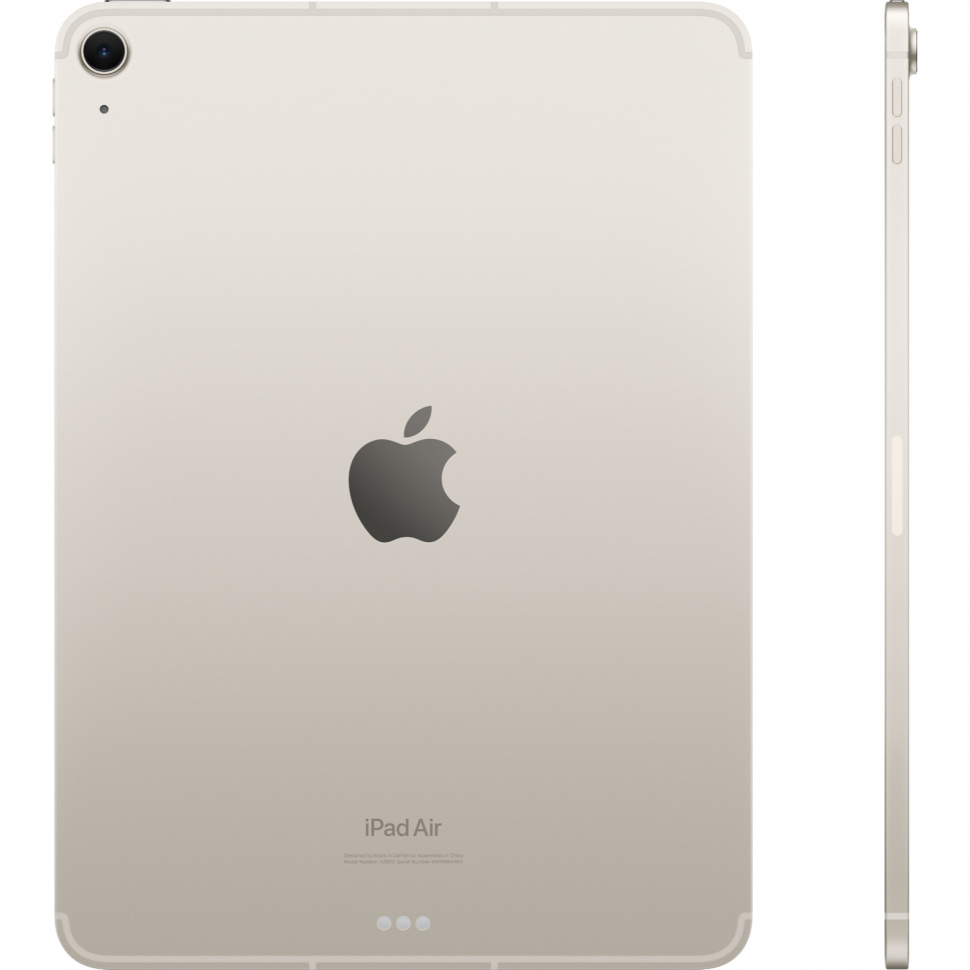 Планшет Apple iPad Air 11 (2025) 128GB Wi-Fi + Cellular Сияющая звезда (Starlight)