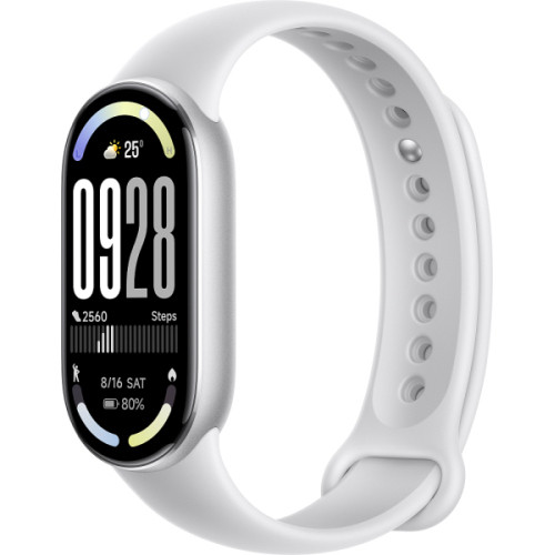 Фитнес-браслет Xiaomi Smart Band 10 Серебро (Glacier Silver)