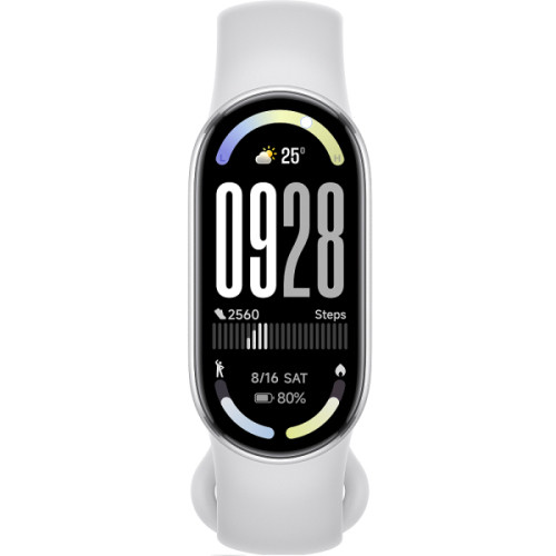 Фитнес-браслет Xiaomi Smart Band 10 Серебро (Glacier Silver)
