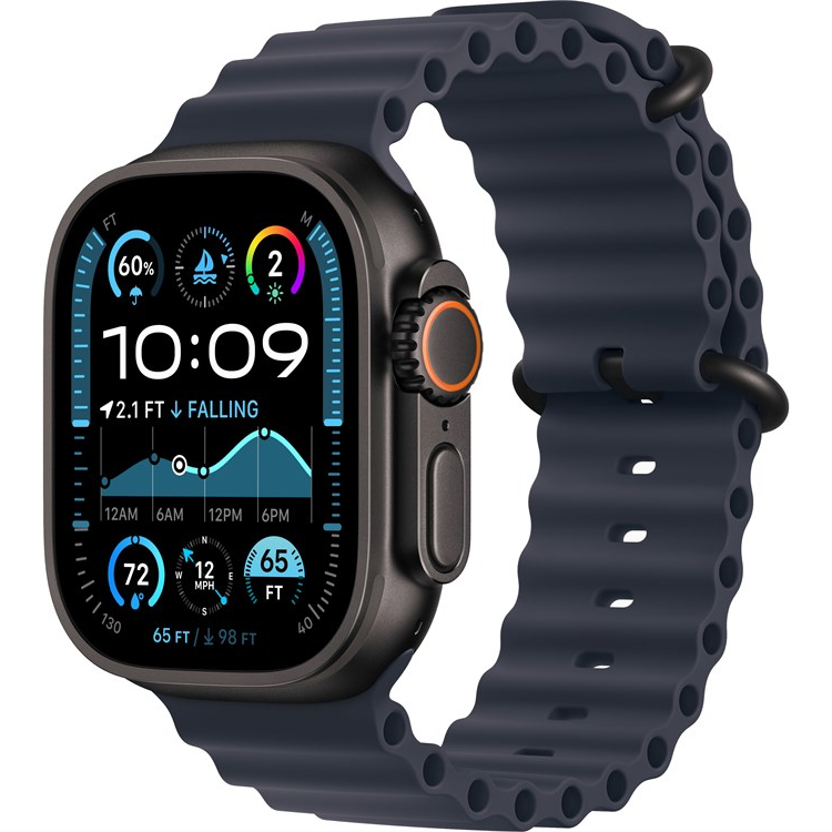 Умные часы Apple Watch Ultra 2 2024 49mm Black Titanium Case with Navy Ocean Band