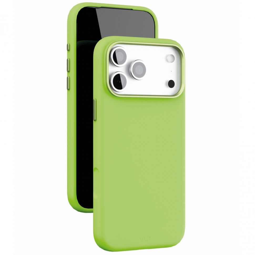 Чехол защитный VLP Aster Pro Case MagSafe для iPhone 17 Pro Max Лайм