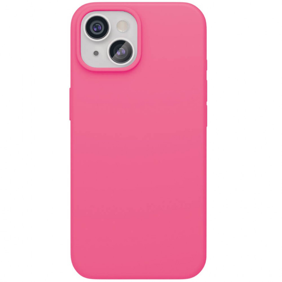 Чехол защитный VLP Aster Case MagSafe для iPhone 14/15 Неоновый розовый