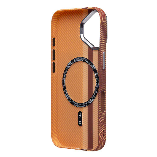 Чехол защитный MOSBROS Phone Case MagSafe для iPhone 17 Коричневый