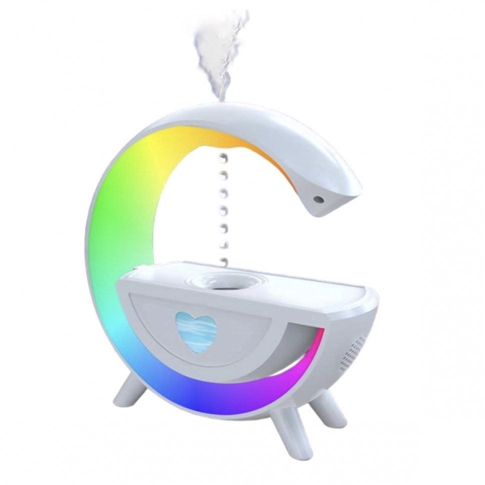 Антигравитационный увлажнитель воздуха с RGB Т00К8 Белый