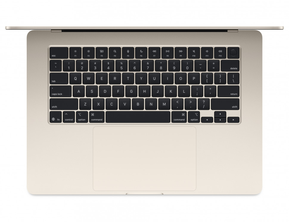 Ноутбук Apple MacBook Air 15 2025 MW1K3 (M4 10-Core GPU, 16/512GB) Сияющая звезда (Starlight)