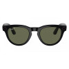 Умные очки Ray-Ban Headliner Shiny Black/Polarized G-15 Green (RW4009)