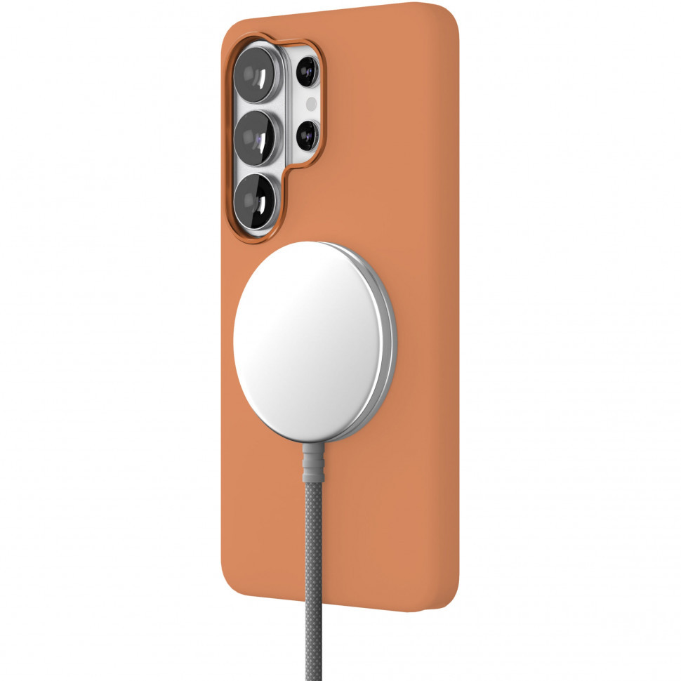 Чехол защитный VLP Aster Pro Case с MagSafe для Samsung Galaxy S26 Ultra Оранжевый