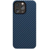 Чехол защитный VLP Kevlar Case MagSafe iPhone 15 Pro Темно-синий