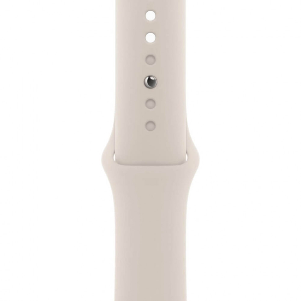 Умные часы Apple Watch Series 9 41mm Starlight Aluminum Case with Starlight Sport Band (S/M)