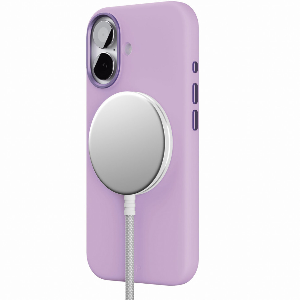 Чехол защитный VLP Aster Pro Case MagSafe для iPhone 17 Лавандовый