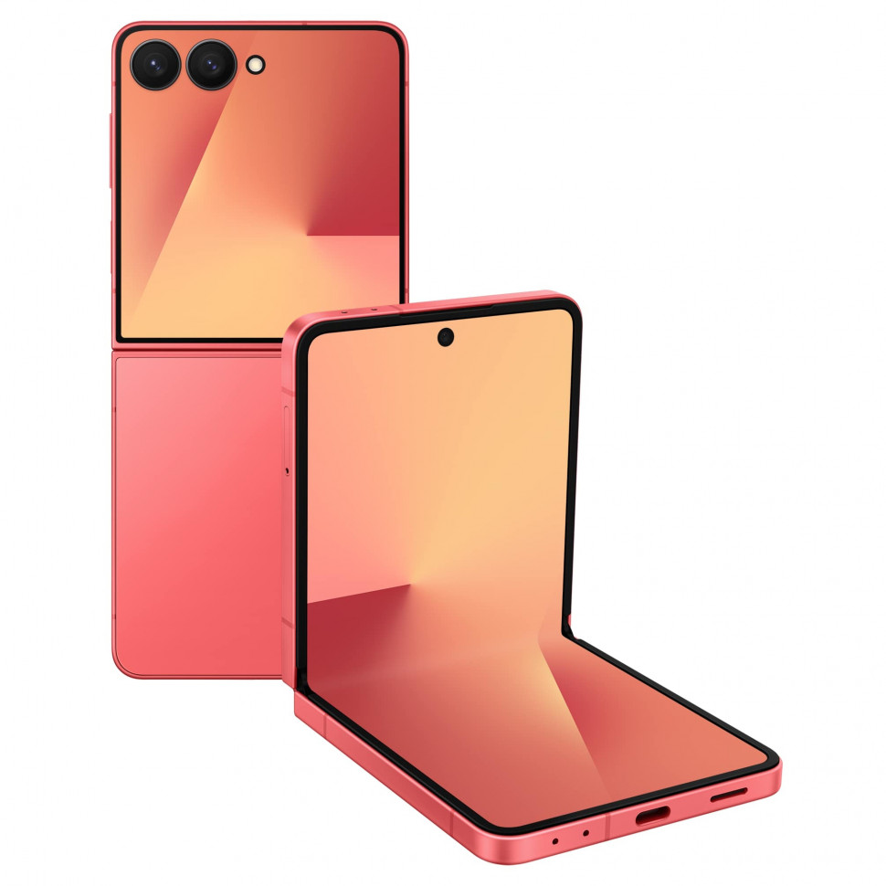 Смартфон Samsung Galaxy Z Flip7 12/256GB Красный (Coral Red)