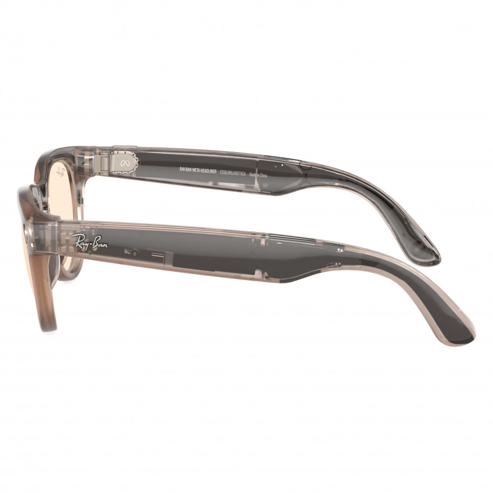 Умные очки Ray-Ban Headliner Warm Stone/Saffron Yellow (RW4009)