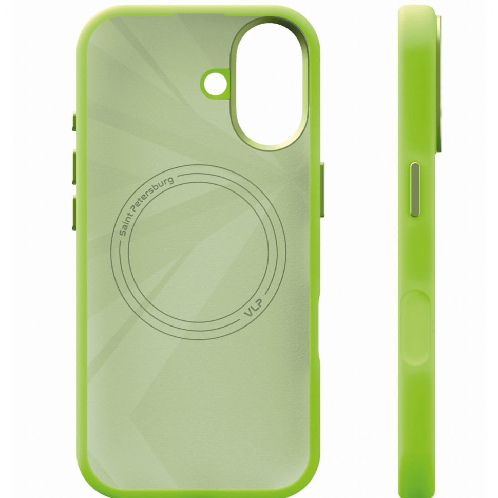 Чехол защитный VLP Aster Pro Case MagSafe для iPhone 17 Лайм