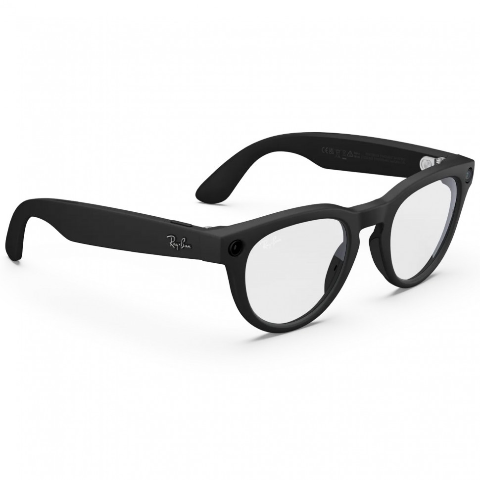 Умные очки Ray-Ban Headliner (Gen 2) Matte Black Clear (RW4013)
