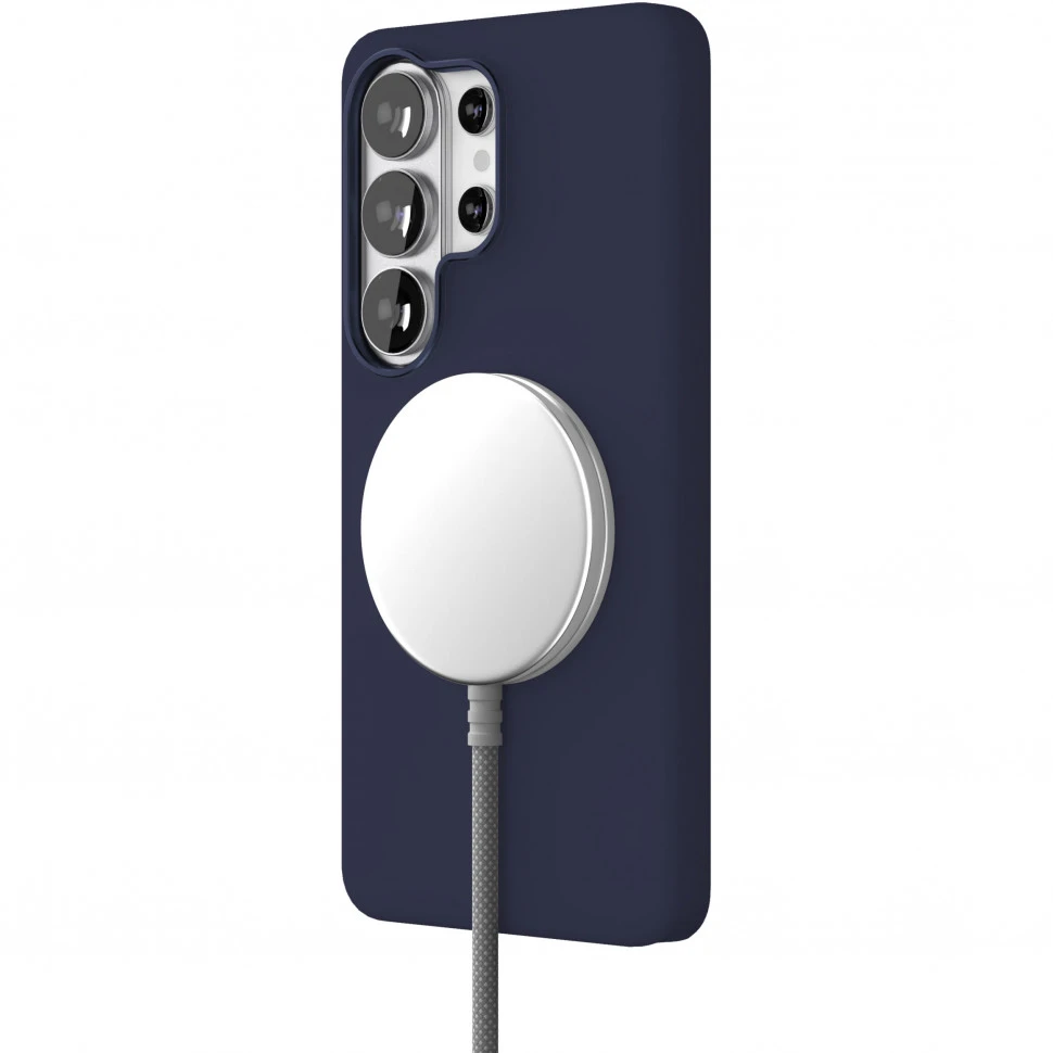 Чехол защитный VLP Aster Pro Case с MagSafe для Samsung Galaxy S26 Ultra Синий