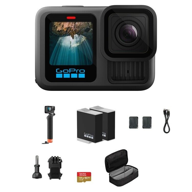 Экшн-камера GoPro HERO13 Accessory Bundle Черный (Black)