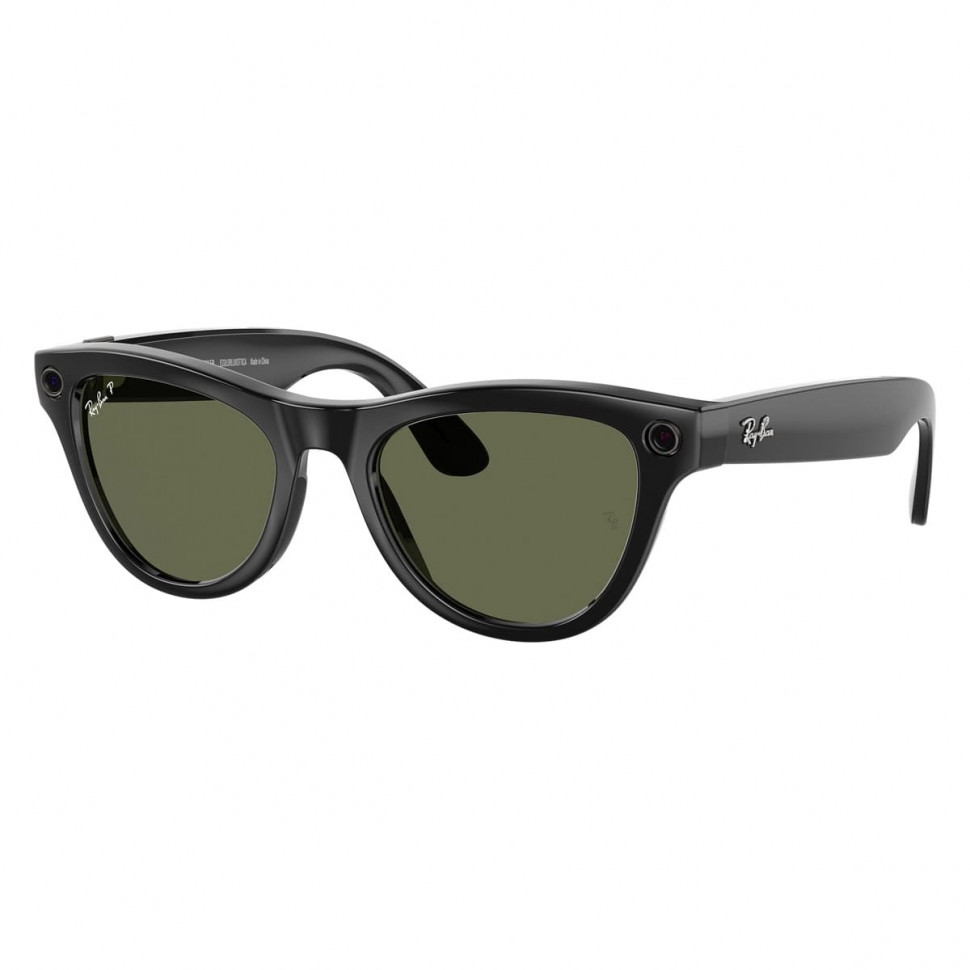 Умные очки Ray-Ban Skyler Black/G-15 Green Polarized (RW4010)