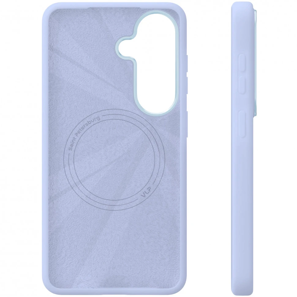 Чехол защитный VLP Aster Pro Case с MagSafe для Samsung Galaxy S26 Голубой 