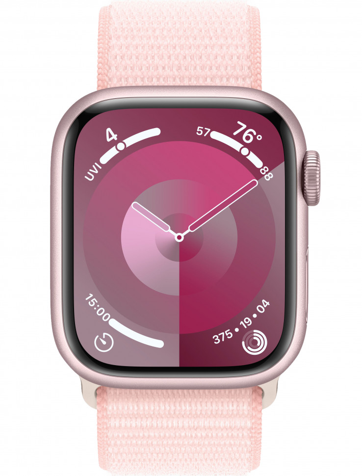 Умные часы Apple Watch Series 9 41mm Pink Aluminum Case with Pink Sport Loop