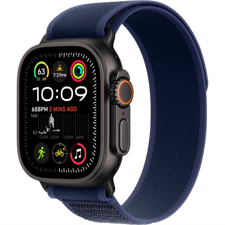 Умные часы Apple Watch Ultra 2 2024 49mm Black Titanium Case with Blue Trail Loop (S/M)