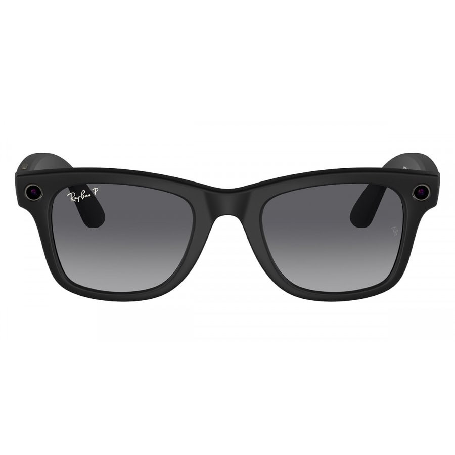 Умные очки Ray-Ban Wayfarer Matte Black/Polarized Graphite Gradient (RW4008)