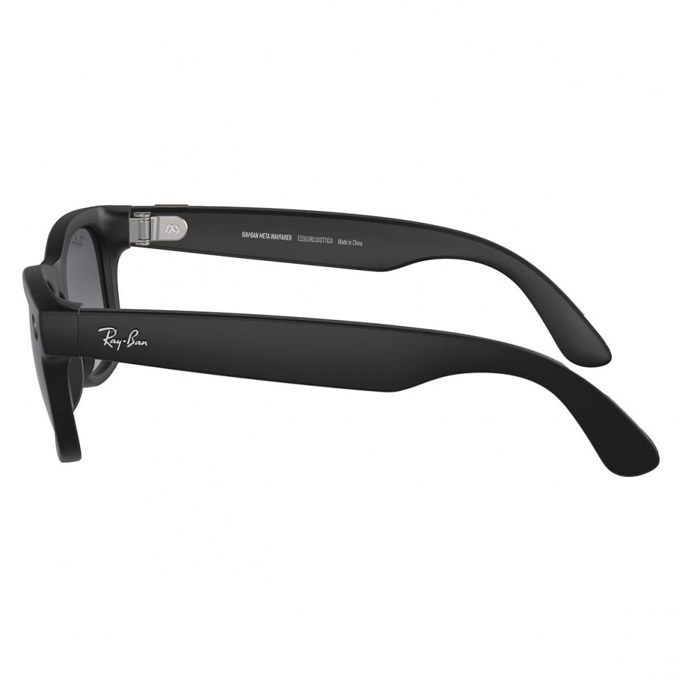Умные очки Ray-Ban Wayfarer Matte Black/Polarized Graphite Gradient (RW4008)