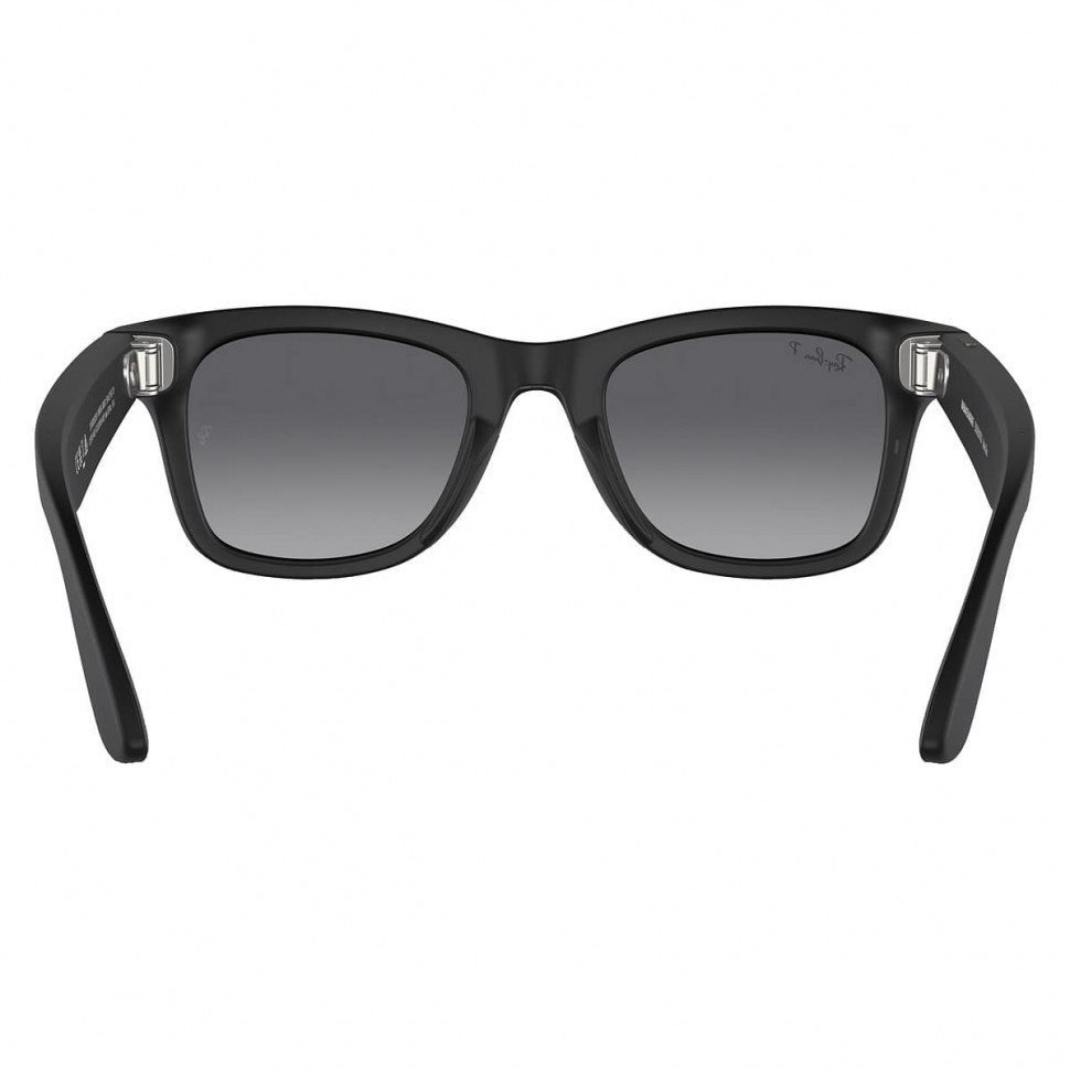 Умные очки Ray-Ban Wayfarer Matte Black/Polarized Graphite Gradient (RW4008)