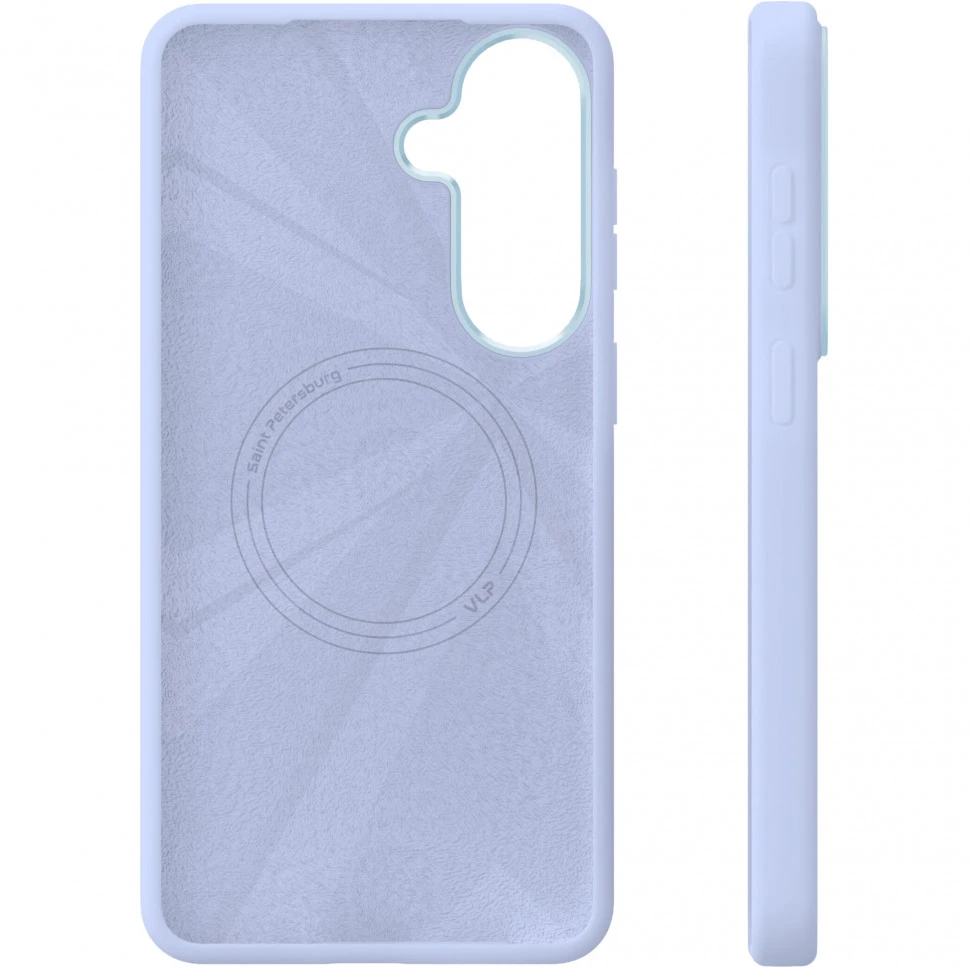 Чехол защитный VLP Aster Pro Case с MagSafe для Samsung Galaxy S26+ Голубой