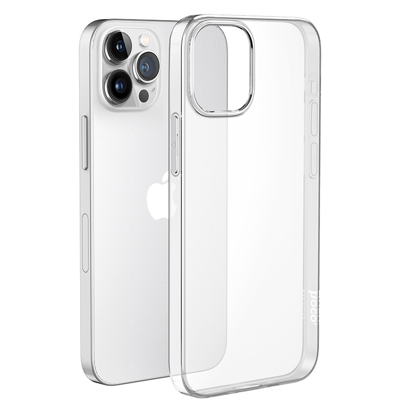 Чехол силиконовый HOCO для iPhone 15 Pro Max Прозрачный
