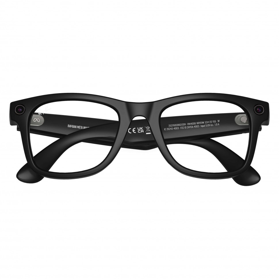 Умные очки Ray-Ban Wayfarer Black/Graphite Green (RW4008)