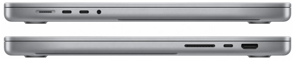 Ноутбук Apple MacBook Pro 16 Late 2021 MK183 (M1 Pro 16-Core GPU, 16/512GB) Серый космос (Space Gray)